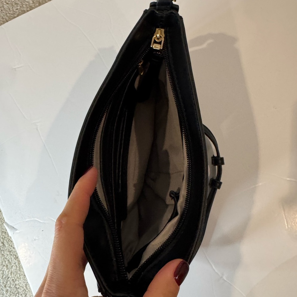 KGB Studio‎ Geometric Asymmetric Black Shoulder Bag Cocktail Minimalist Modern - Picture 6 of 9